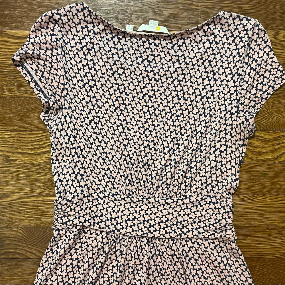 Boden Pink Daisy Amelie Jersey Dress w Pockets Size 2P - Picture 8 of 14